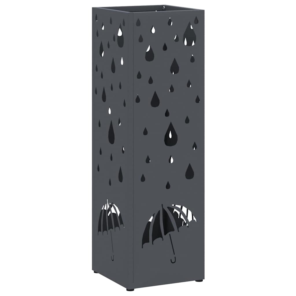 Sonnenschirmhalter Anthrazit 15,5 x 15,5 x 49 cm Metall